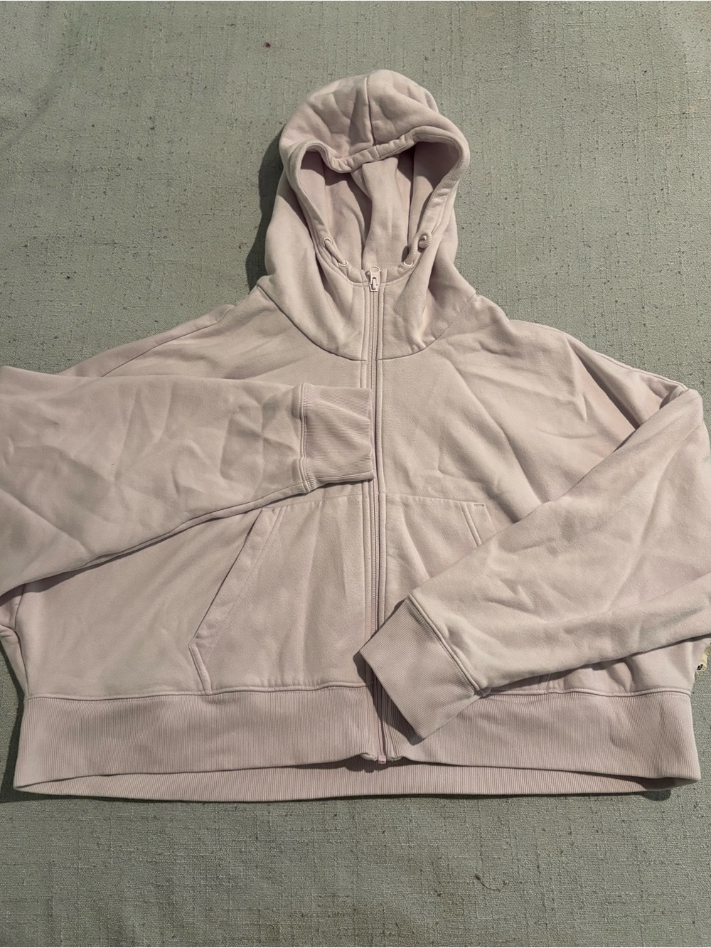 Adidas Women's Lightweight Zip-Up Hoodie Jacket - Pale Pink